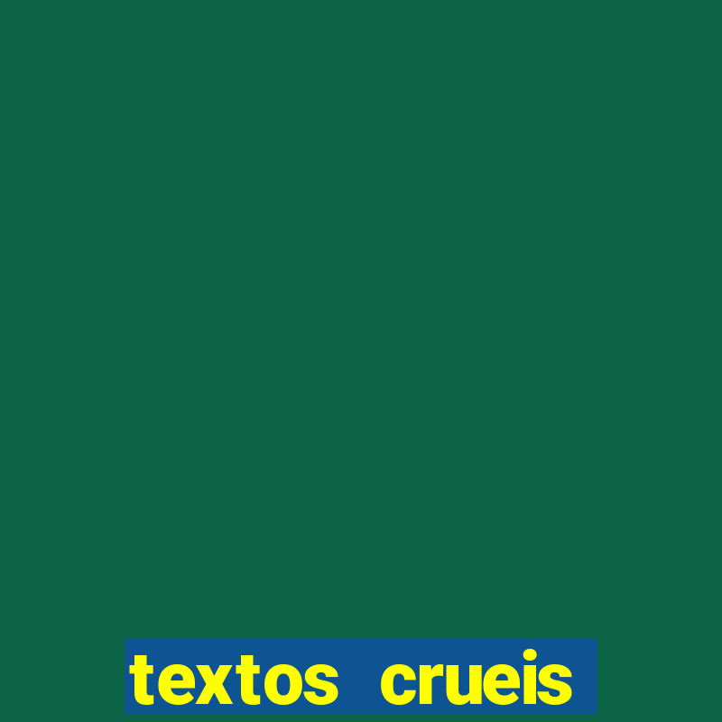 textos crueis demais pdf